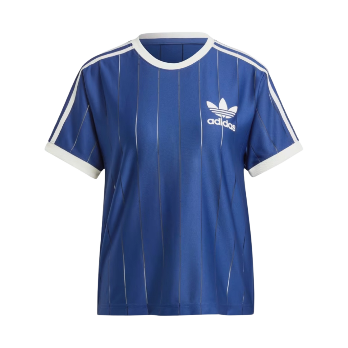 (W) 아디다스 3S 티셔츠 다크 블루 - KR 사이즈