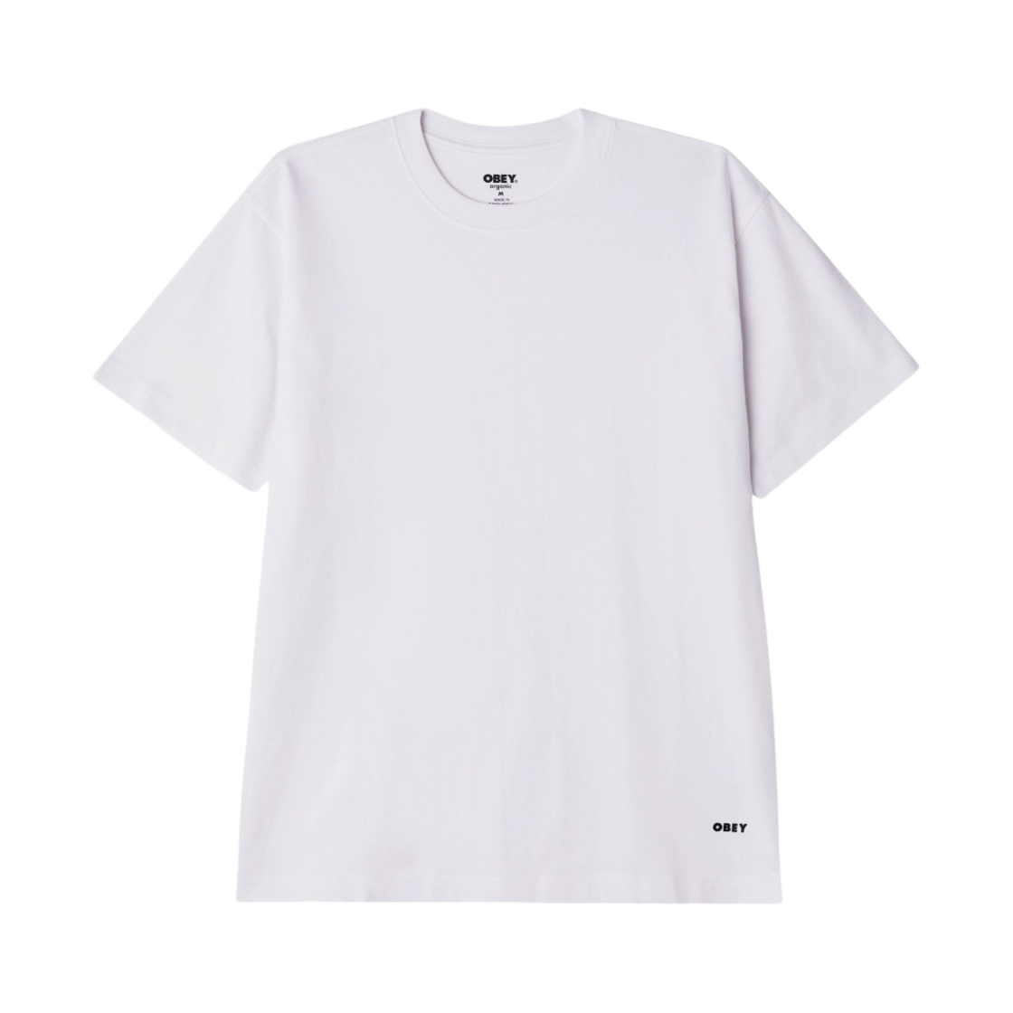 오베이 스탠다드 오가닉 티셔츠 화이트 (2개입)(Obey Standard Organic T-Shirt White (2 Pack)) - 2