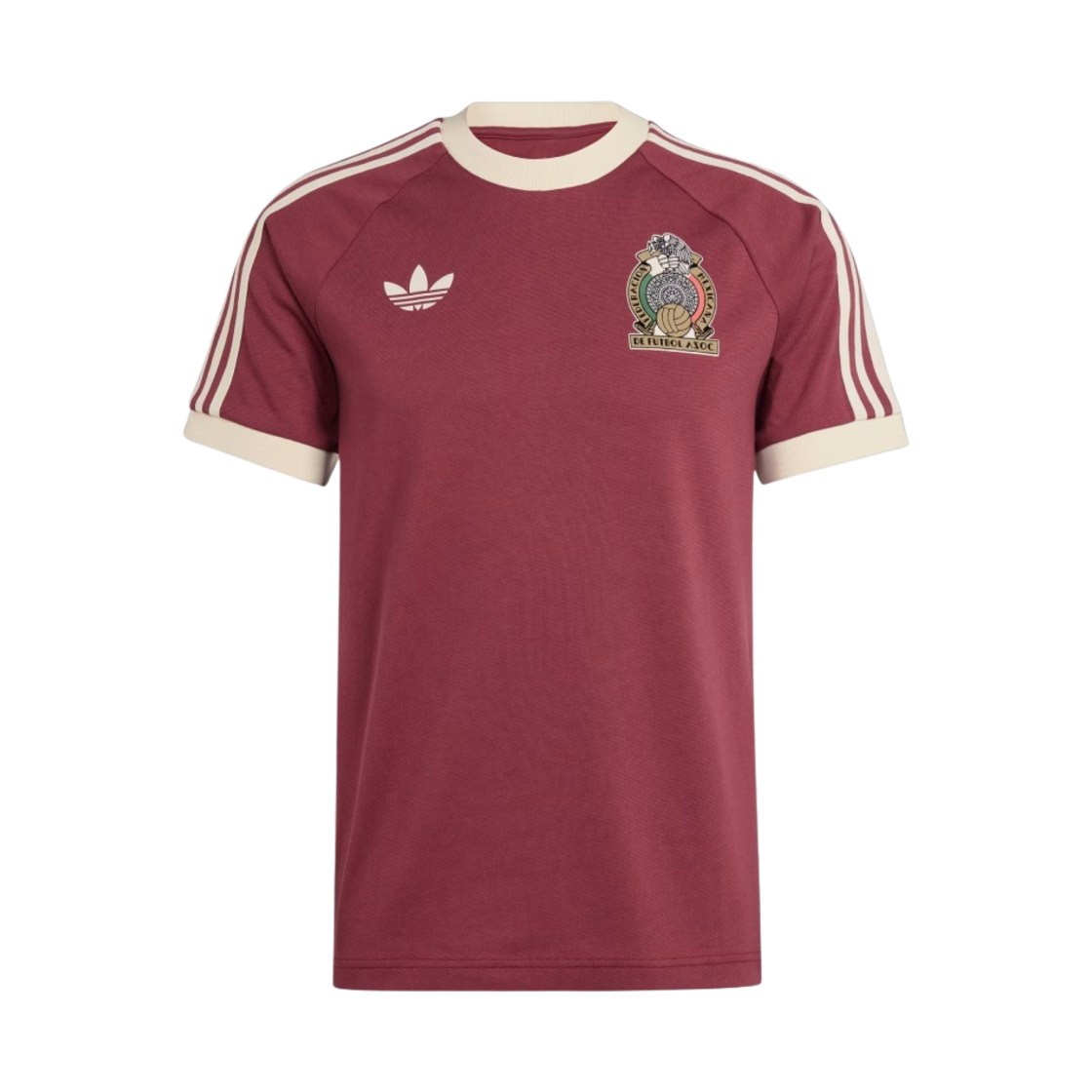 아디다스 멕시코 아디컬러 3S 티셔츠 노블 마룬 - US 사이즈