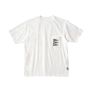 Kapital 20 Jersey Pennant T-Shirt 4 Flags White
