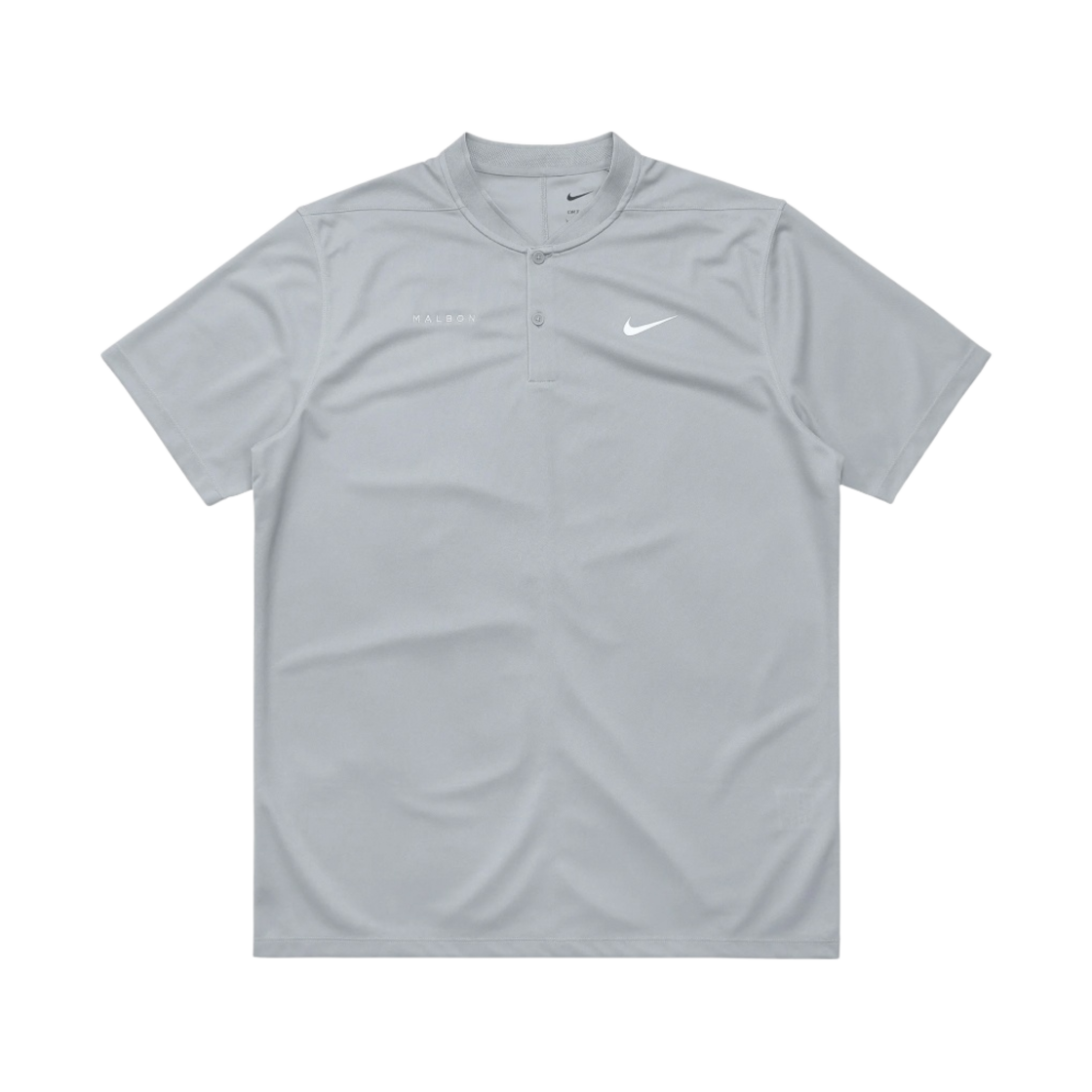 말본 골프 x 나이키 드라이핏 빅토리 블레이드 폴로 라이트 스모크 그레이(Malbon Golf x Nike Dri-Fit Victory Blade Polo Light Smoke Grey) - 1