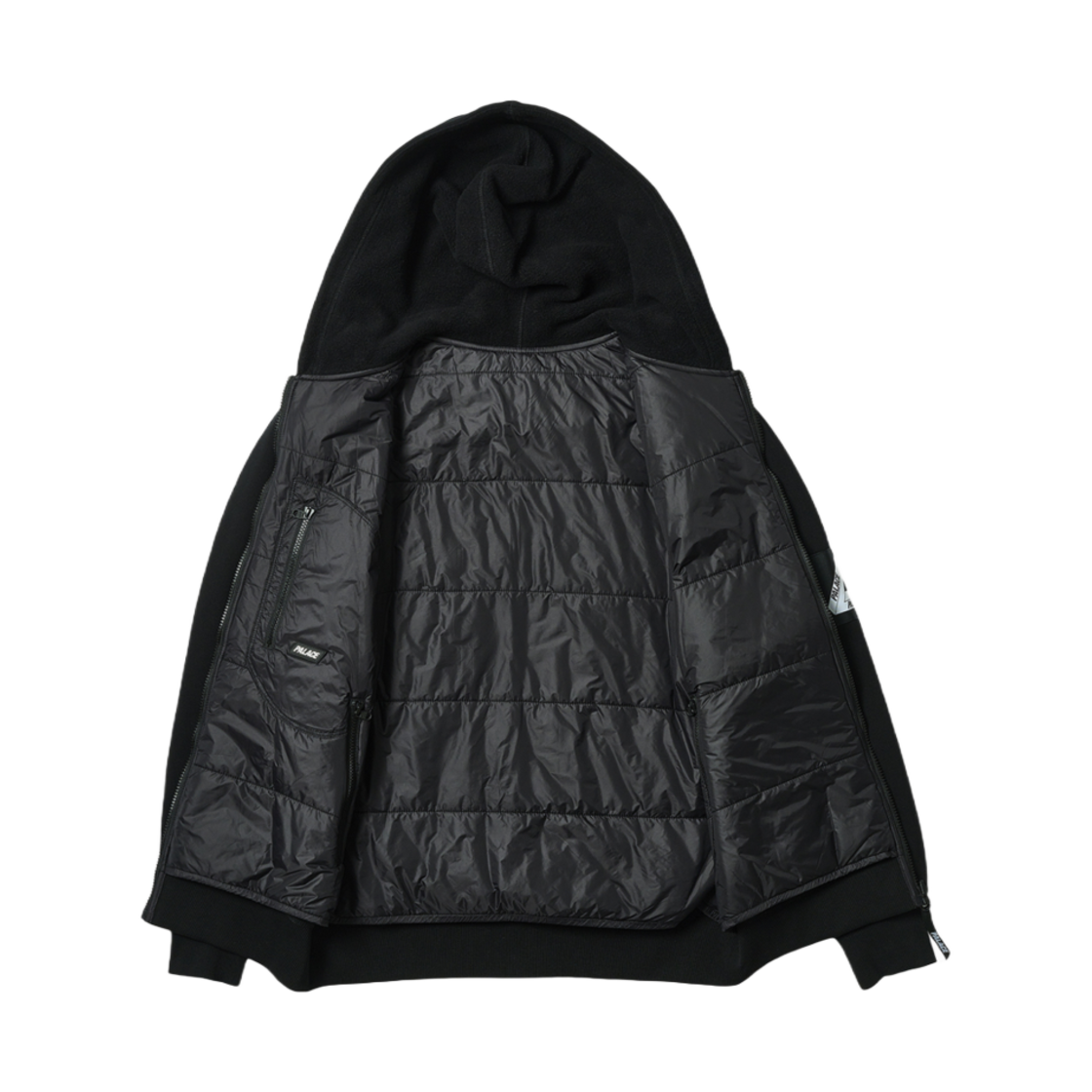 - Palace Reversible Vest Hood Black - 24SS - #4