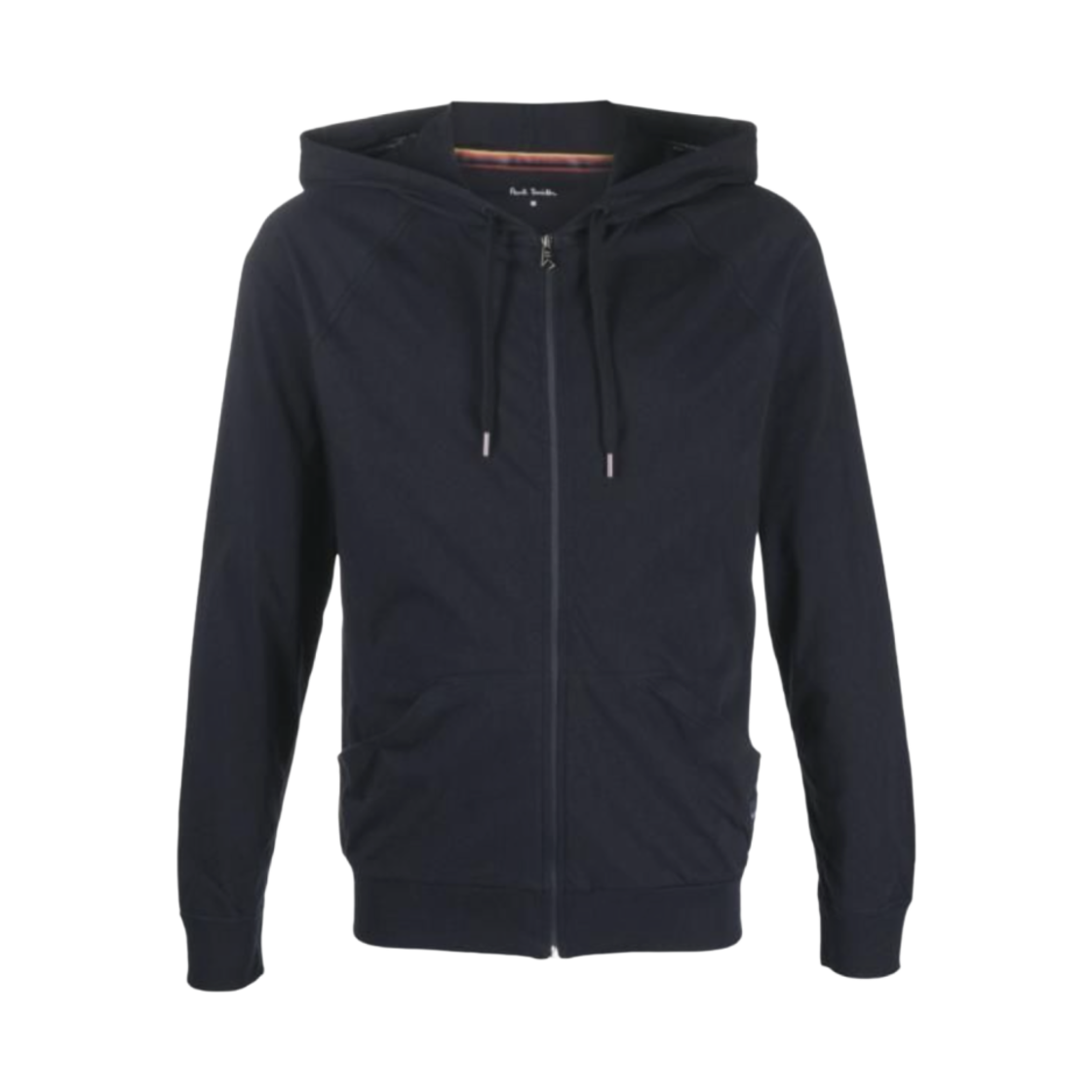 M1A-500M-AU279B-48 Paul Smith Cotton Jersey Zip-UP Lounge Hoodie Navy