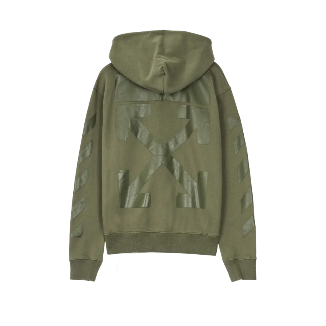 오프화이트 러버 애로우 슬림 후드 집업 그린(Off-White Rubber Arrow Slim Zip Hood Green) - 2