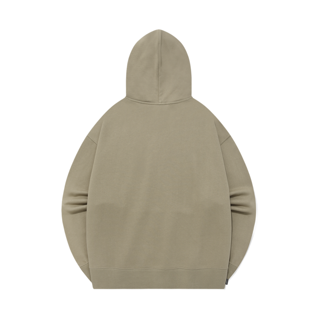 커버낫 오버핏 스몰 어센틱 로고 후디 베이지(Covernat Oversized Fit Small Authentic Logo Hoodie Beige) - 2
