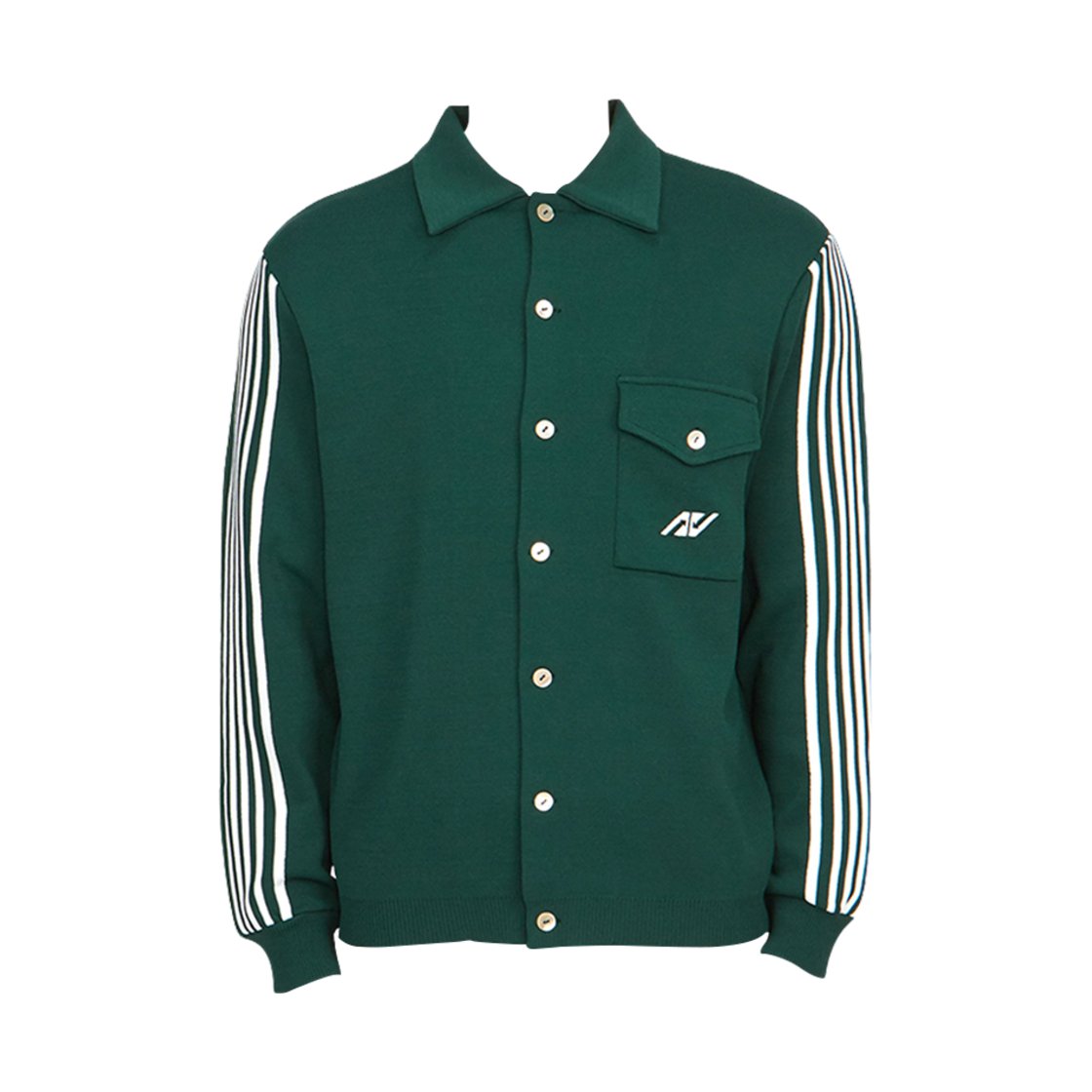 JASM-423G Autry Viscose Nylon Cardigan Green