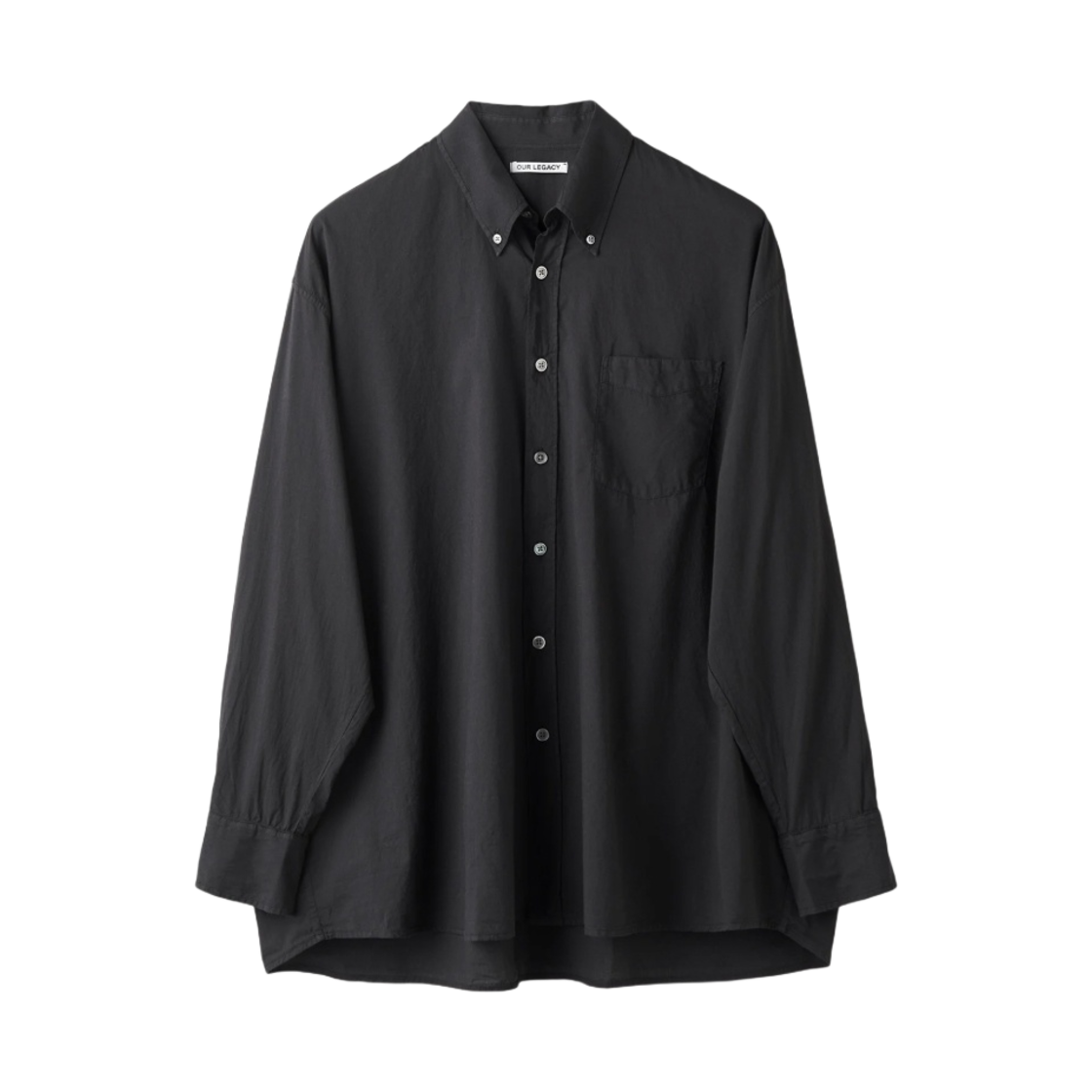 아워레가시 보로우드 BD 셔츠 블랙 보일(Our Legacy Borrowed BD Shirt Black Voile)