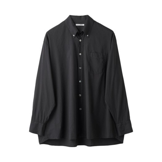 MR192BB Our Legacy Borrowed BD Shirt Black Voile