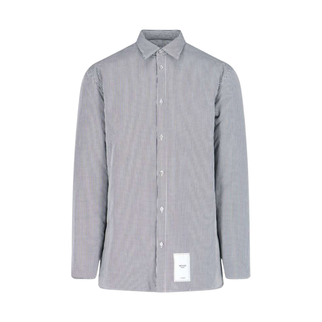 S50DL0449S52934001F Maison Margiela Micro Check Padded Shirt Grey