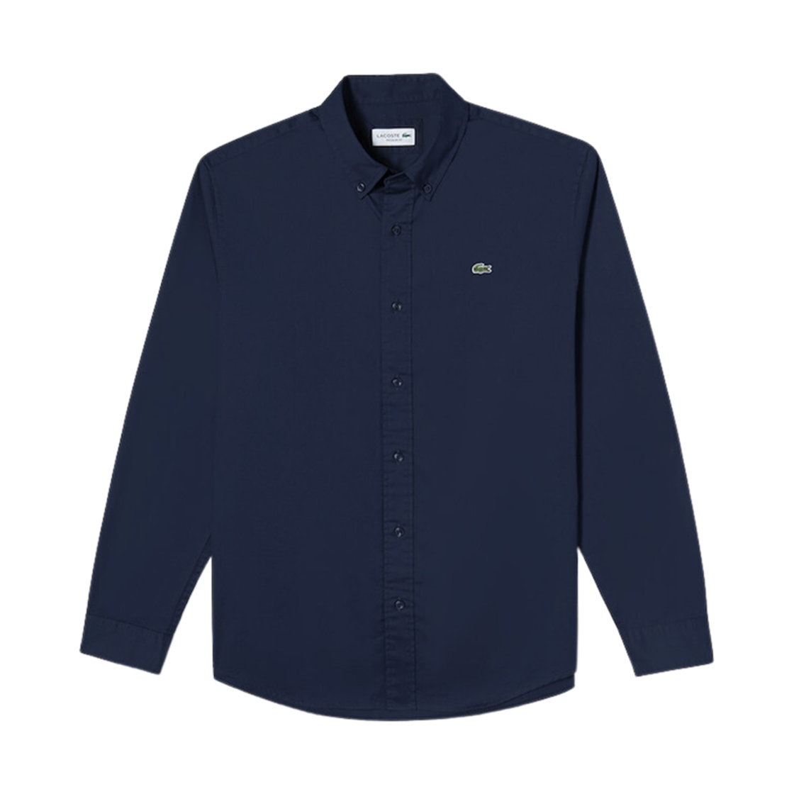 라코스테 코튼 트윌 셔츠 네이비 블루(Lacoste Cotton Twill Shirt Navy Blue) - 1