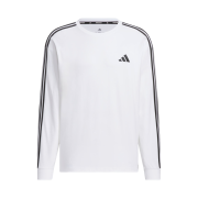 Adidas Essentials Loose Fit 3S Long Sleeve T-Shirt White - KR Sizing