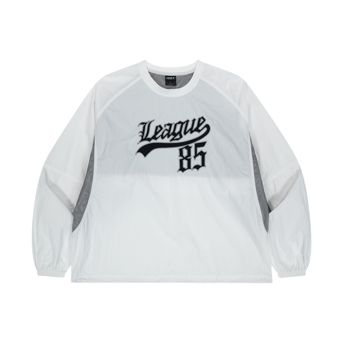 H251MLOWT030WH HDEX League 85 Warm-Up Pullover White