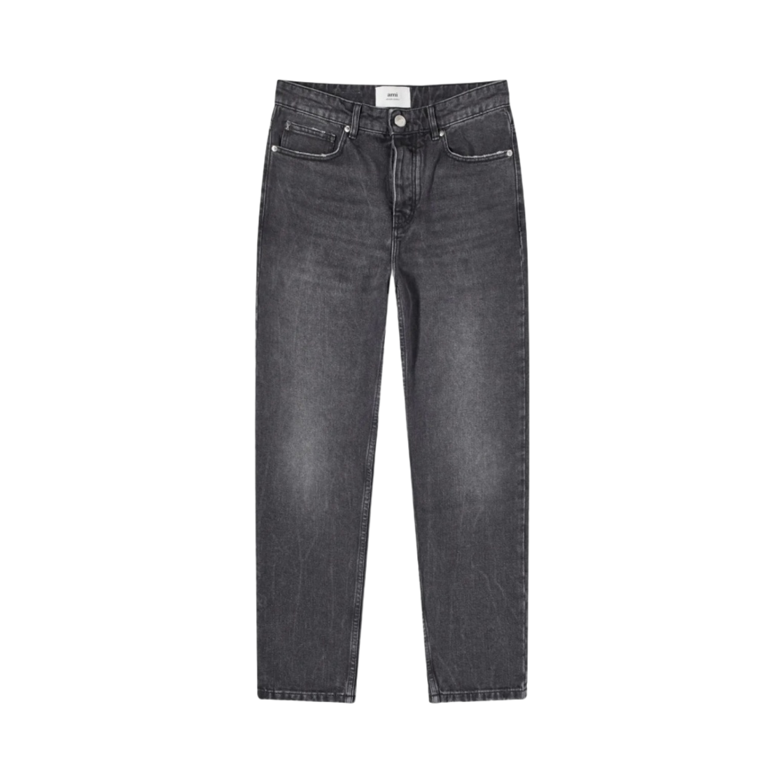 아미 테이퍼드 핏 진 유즈드 블랙(AMI Tapered Fit Jeans Used Black) - 1