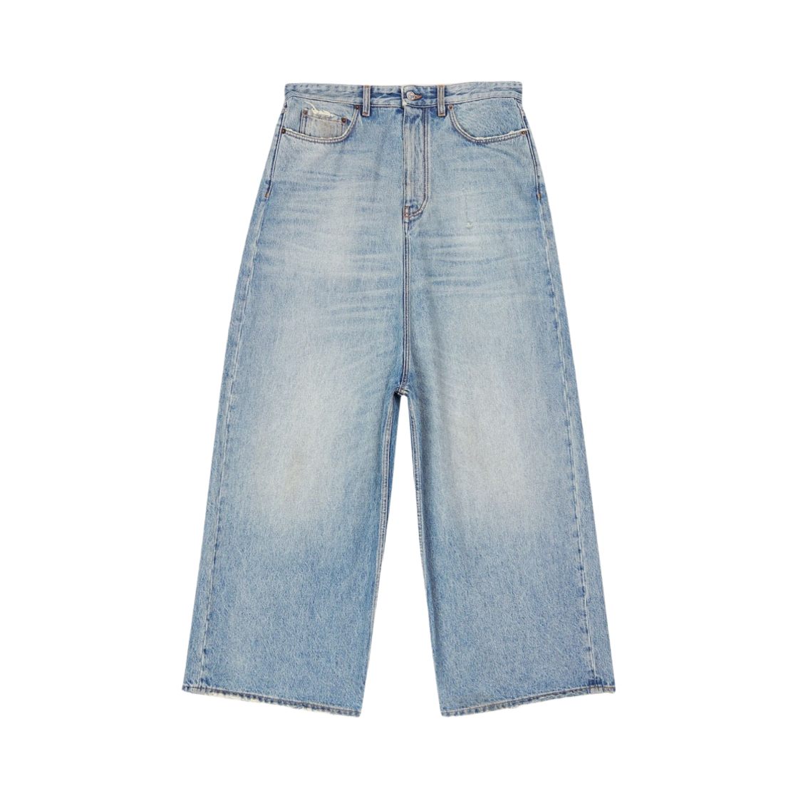 (W) 발렌시아가 로우 크로치 진 라이트 인디고((W) Balenciaga Low Crotch Jeans Light Indigo) - 1