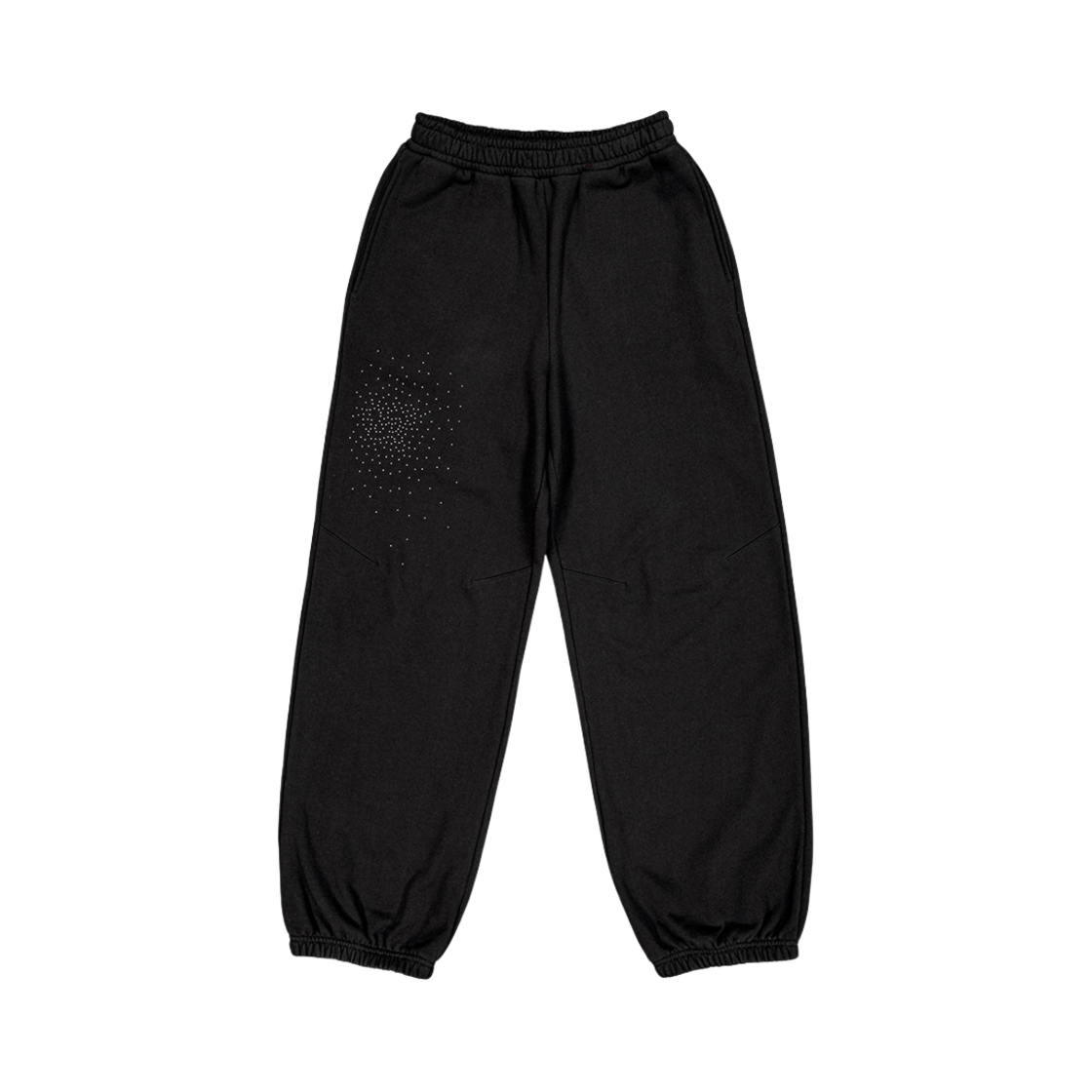 WL243JLP01UBLK MELLOW Rhinestone Mellow Balloon Pants Black