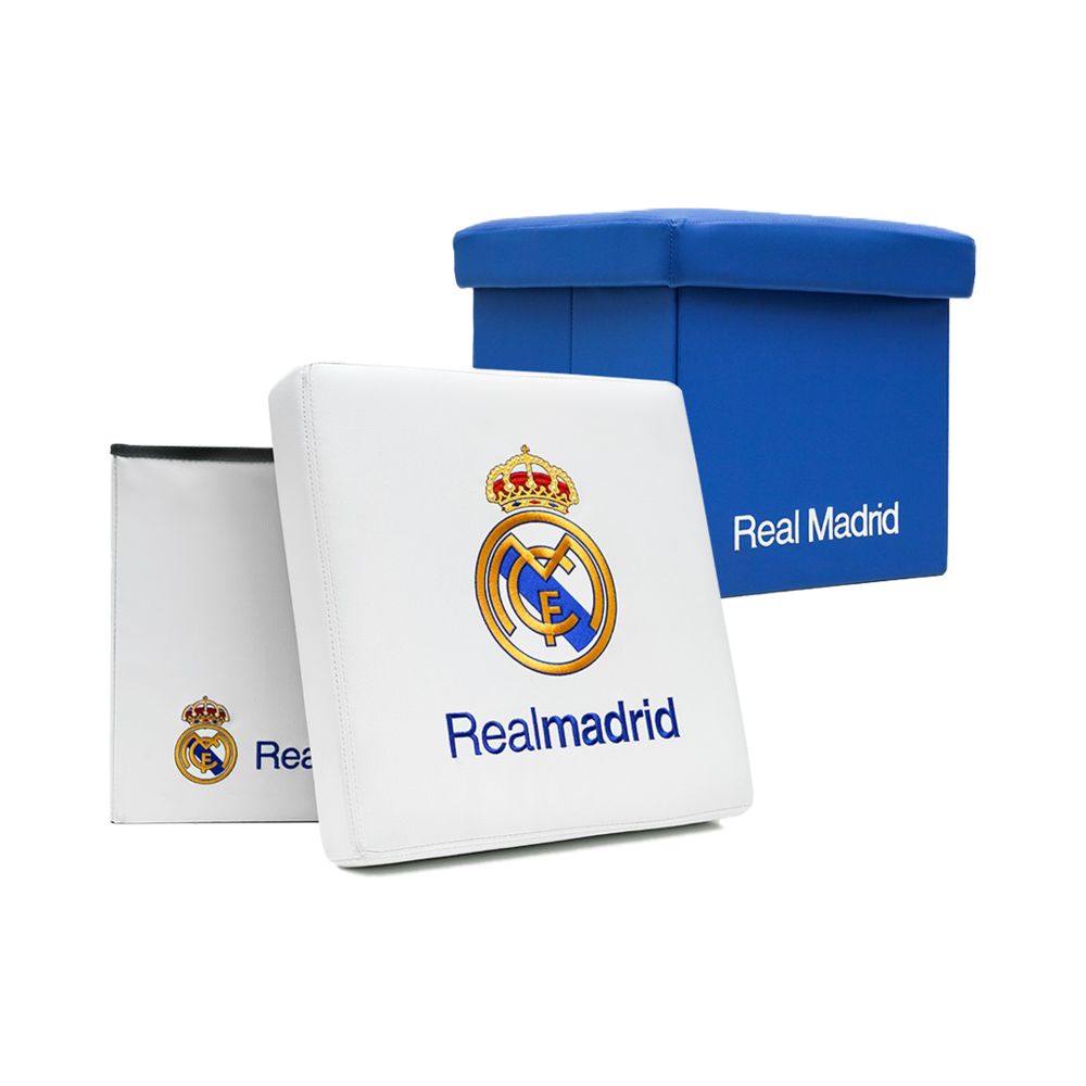 제닉스 레알 마드리드 리빙 수납 스툴 박스(XENICS Real madrid living stool box)