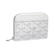 Goyard Matignon Mini Wallet White