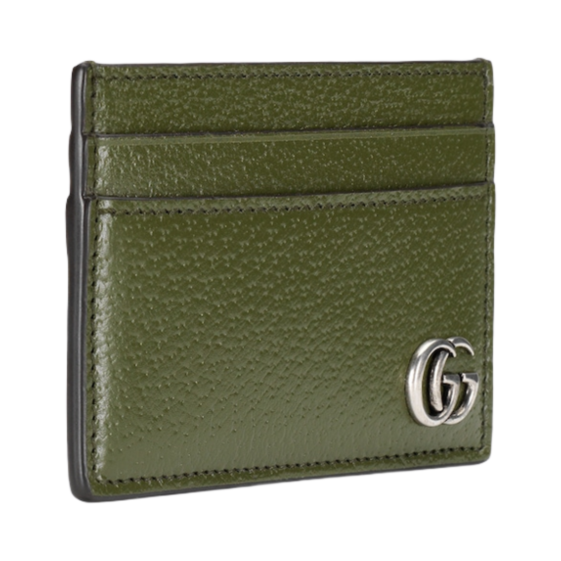 구찌 GG 마몽 카드 케이스 포레스트 그린 레더(Gucci GG Marmont Card Case Forest Green Leather) - 2
