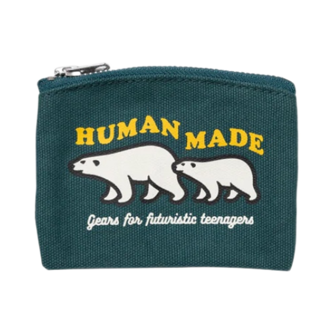 HM26GD054 Human Made Card Case Green