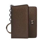 Maison Margiela Four Stitches Keyring Card Holder Brown