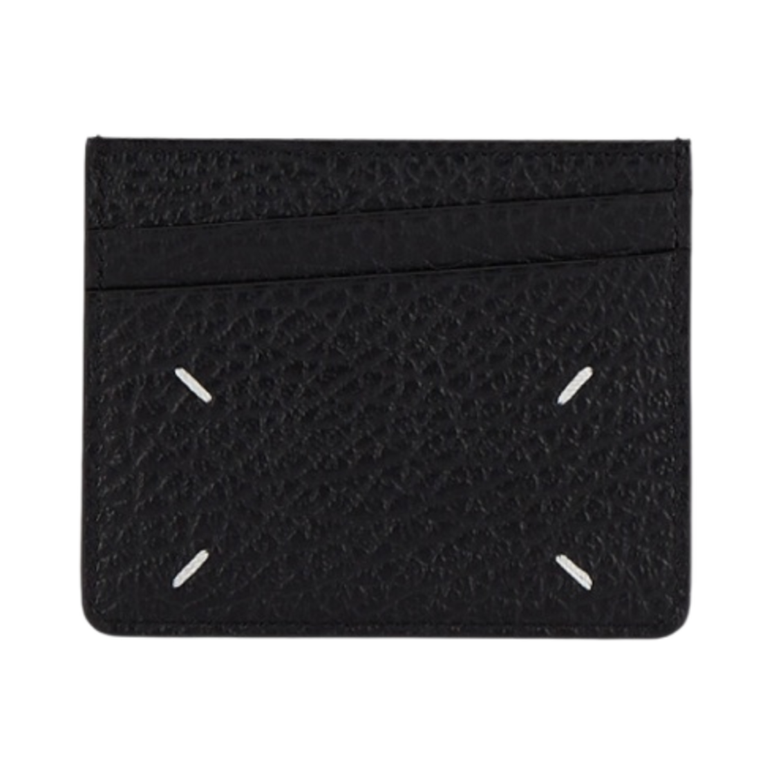 SA1VX0006P4455T8013 Maison Margiela Stitch Card Holder Black