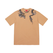 Supreme Dragon Wrap S/S Top Tan - 23SS