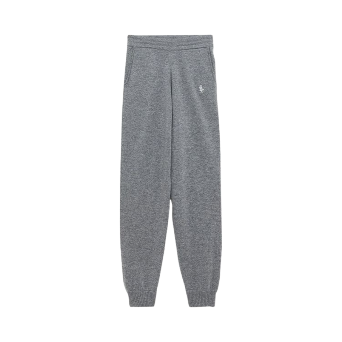(W) 스포티 앤 리치 캐시미어 트랙 팬츠 그레이((W) Sporty & Rich Cashmere Track Pants Grey) - 1
