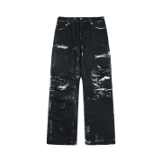 Grailz Flared Zip Cargo Pants Black