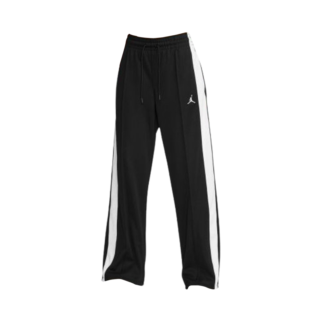 (W) 조던 니트 트랙 팬츠 블랙 화이트 - 아시아((W) Jordan Knit Track Pants Black White - Asia) - 1