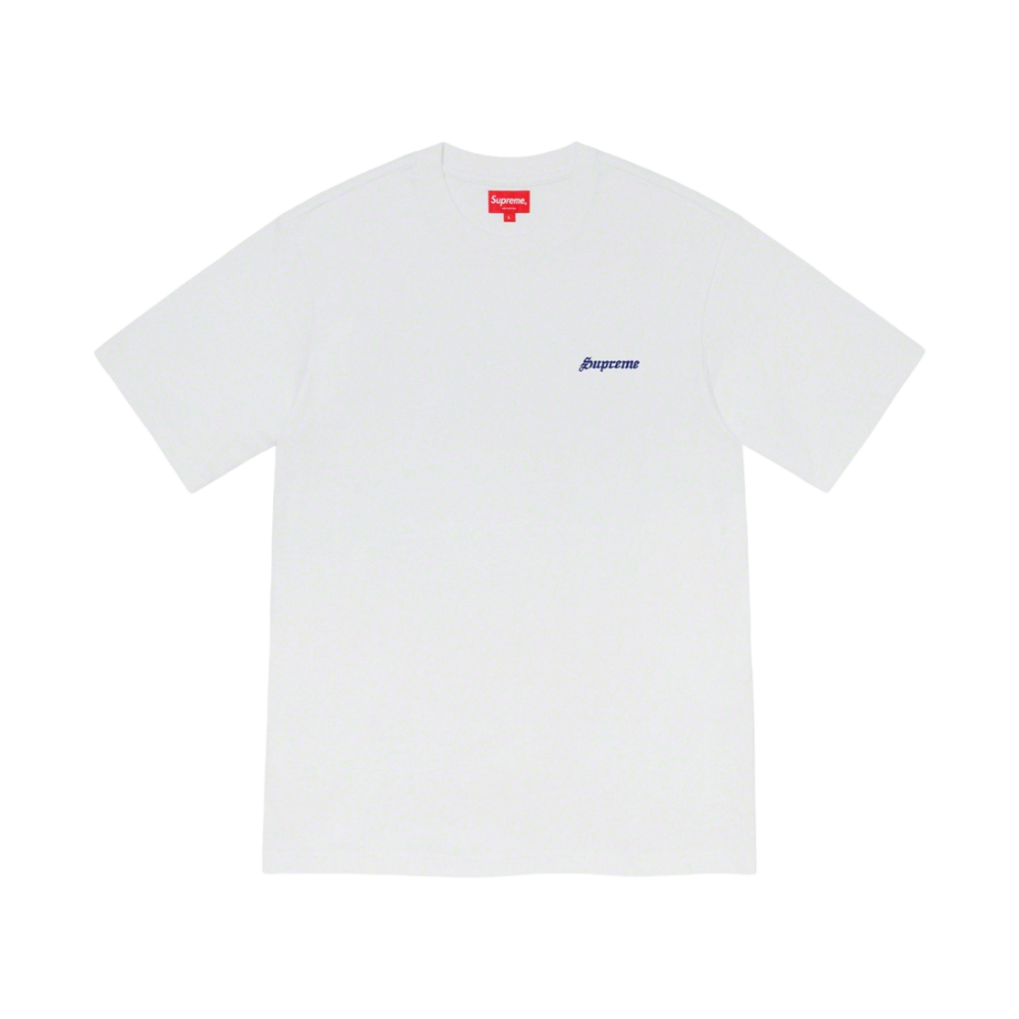 - Supreme Washed S/S T-Shirt White - 20FW