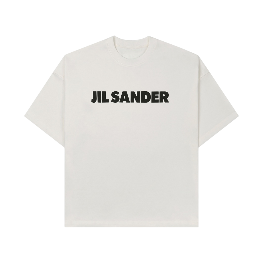 질 샌더 로고 티셔츠 내츄럴 - 22FW