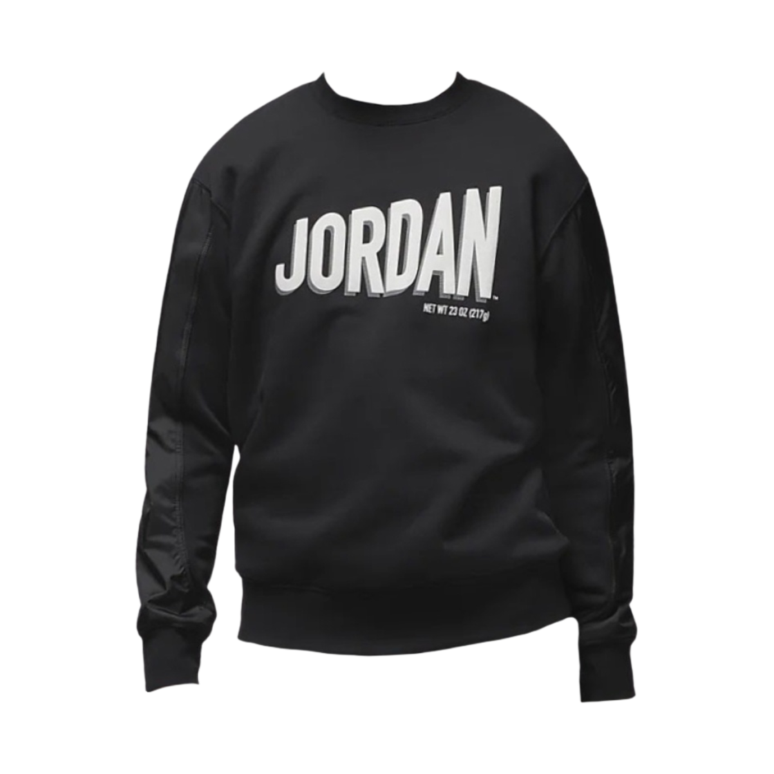 조던 플라이트 MVP 플리스 크루넥 스웨트셔츠 블랙 - 아시아(Jordan Flight MVP Fleece Crewneck Sweatshirt Black - Asia) - 1