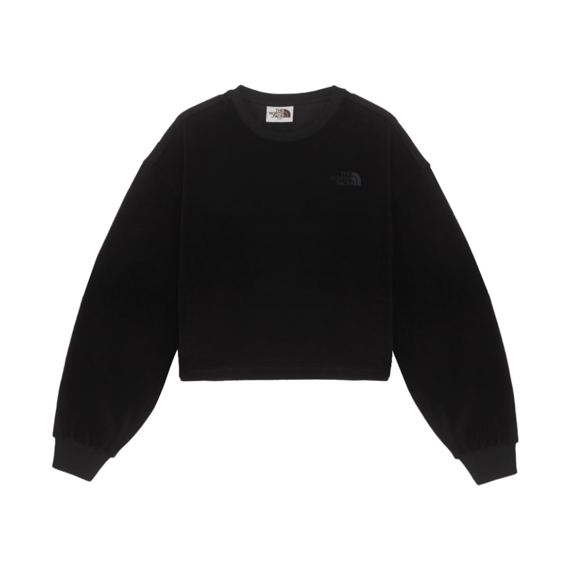 NM5MQ80J (W) The North Face Velour Sweatshirts Black