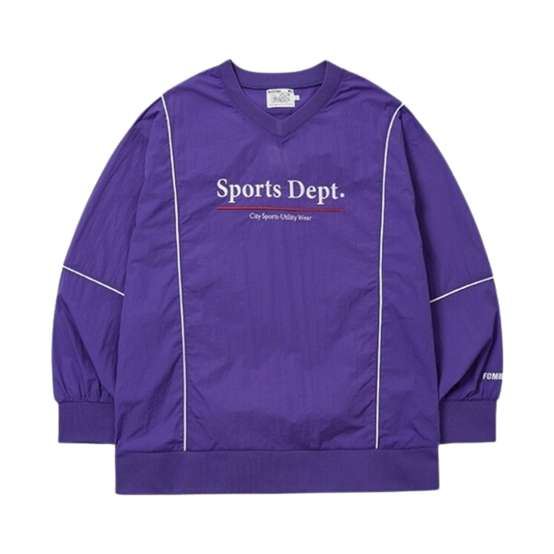 에프씨엠엠 x 무한도전 런 파이핑 풀오버 퍼플(Fcmm x Infinite Challenge Run Piping Pullover Purple)