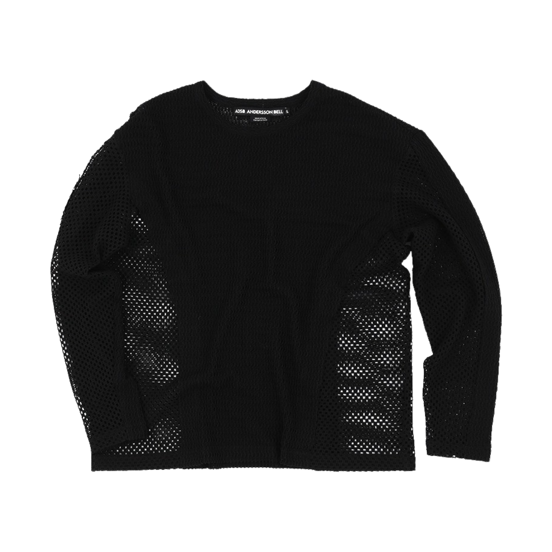 [KREAM 단독] ADSB 앤더슨벨 델렌 네트 크루넥 스웨터 블랙([KREAM 단독] ADSB Andersson Bell Dellen Net Crew-Neck Sweater Black)