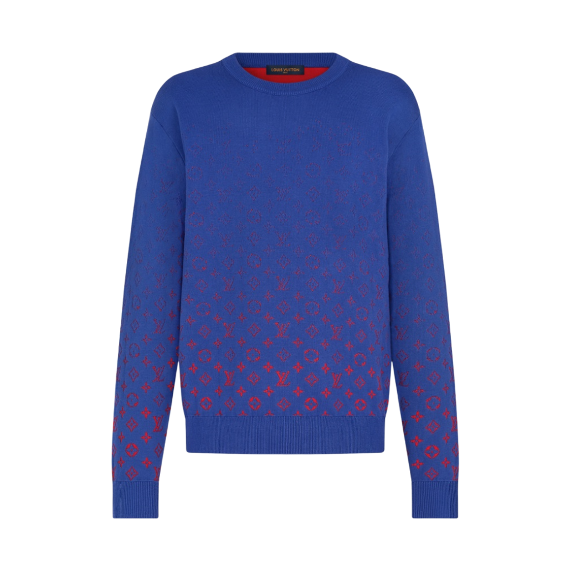 루이비통 LVSE 모노그램 데그라데 크루넥 블루(Louis Vuitton LVSE Monogram Degrade Crewneck Blue) - 1