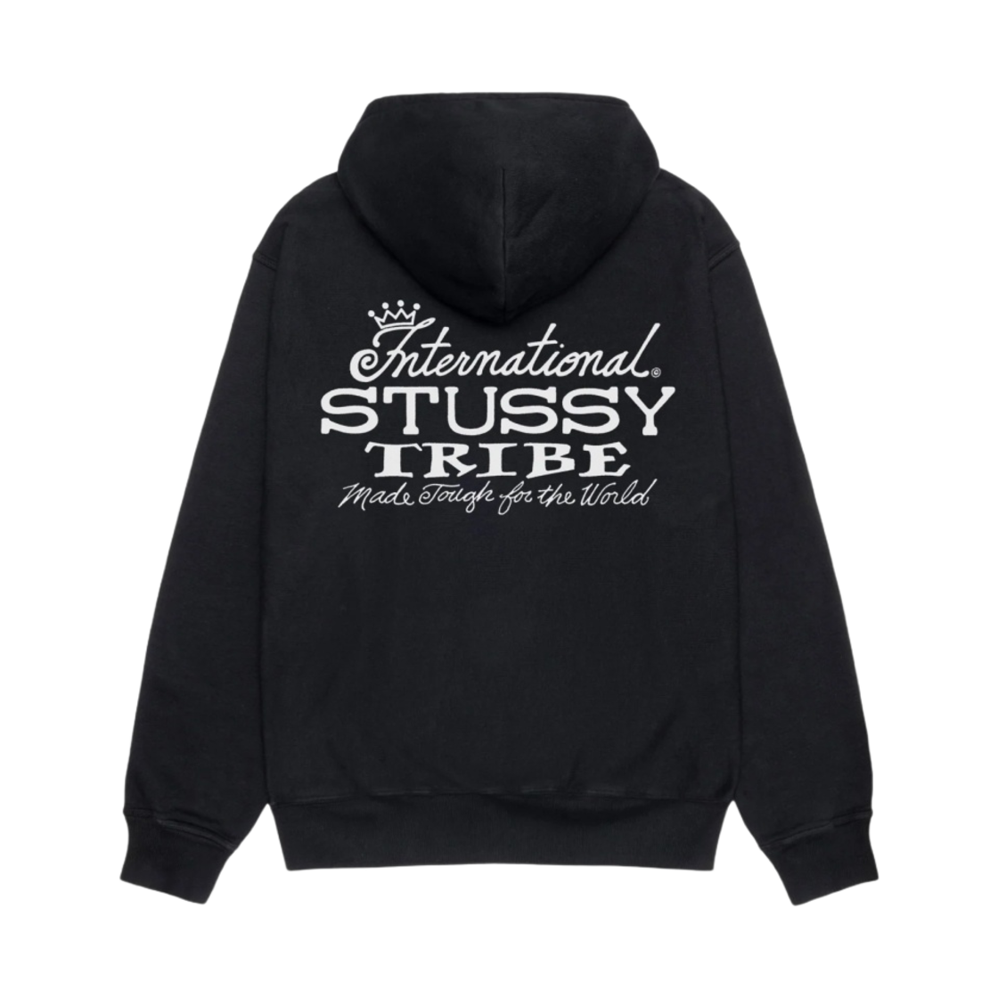 스투시 이스트 피그먼트 다이드 후드 블랙