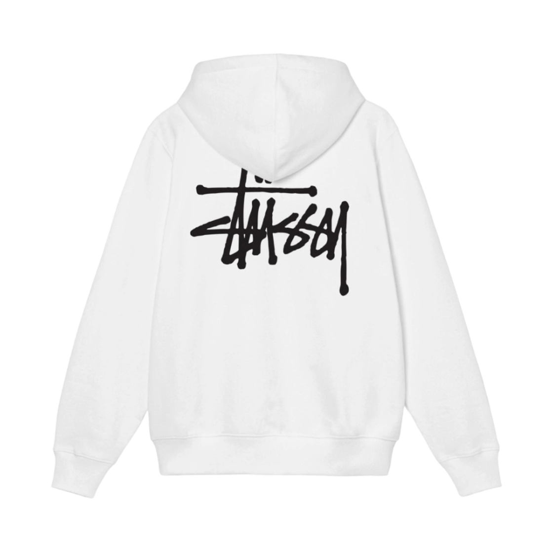 스투시 베이직 스투시 후드 화이트 2022(Stussy Basic Stussy Hoodie White 2022)