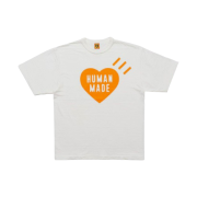 Human Made Heart T-Shirt White Orange - Shibuya Parco Store Exclusive