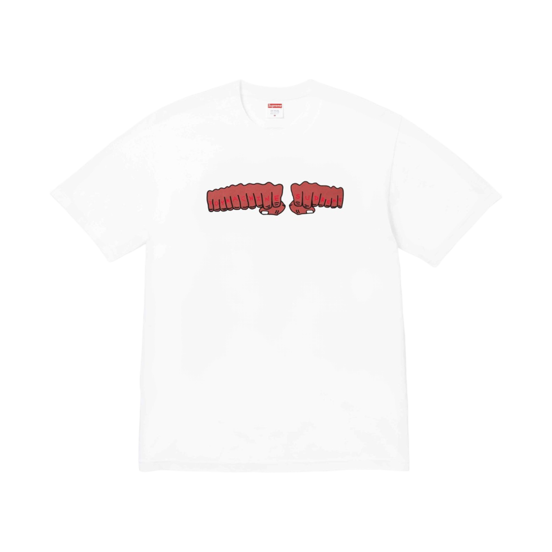 슈프림 x 토이 머신 피스트 티셔츠 화이트 - 24SS | Supreme | KREAM
