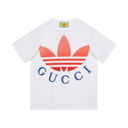 (W) Gucci x Adidas Cotton T-Shirt Off White