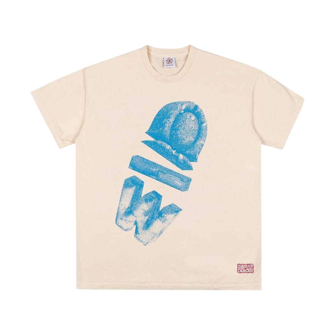 카시나 x 후정우 서울 투 엘에이 티셔츠 크림(KASINA x WJW Seoul to LA T-Shirts Cream)