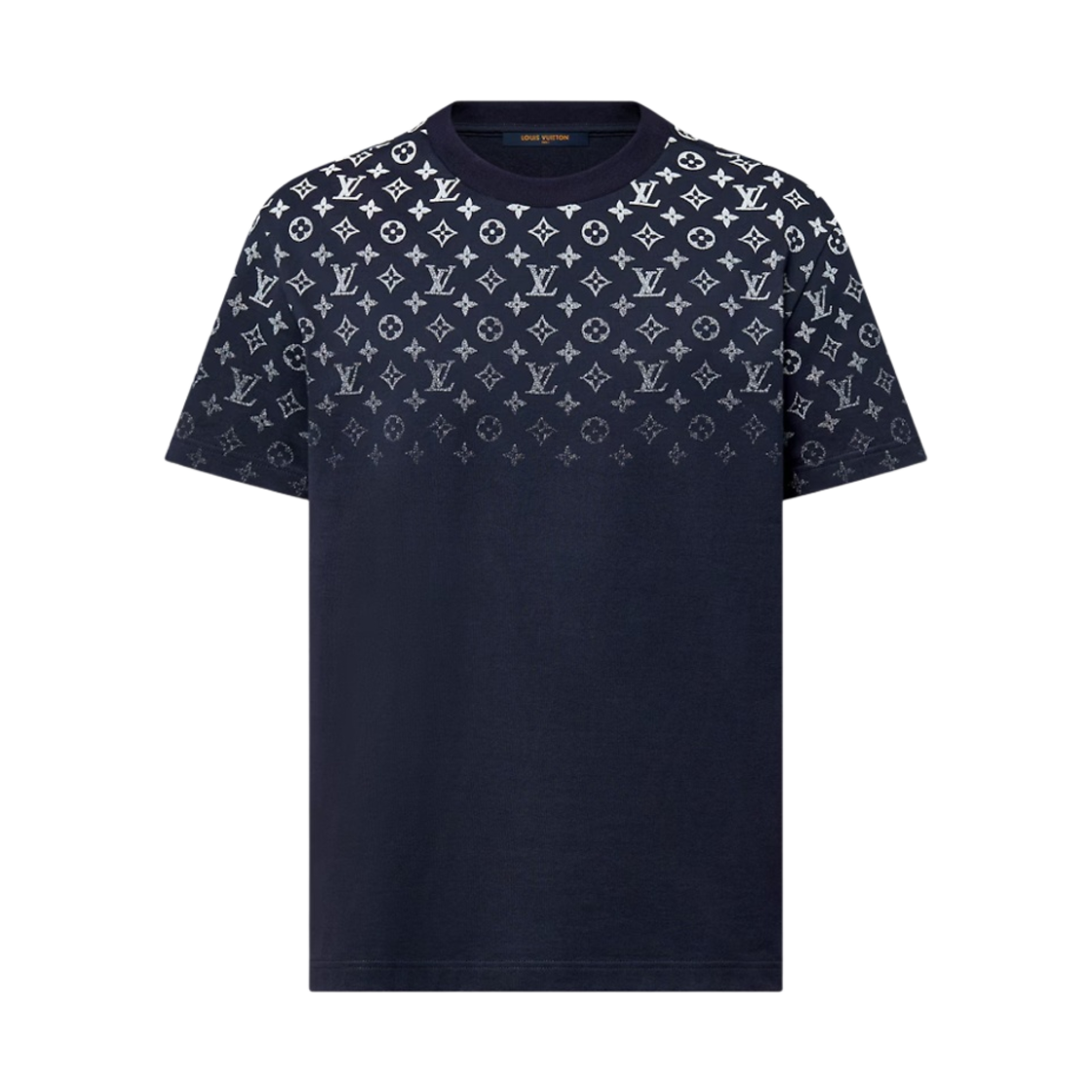 루이비통 그라디언트 코튼 티셔츠 네이비 블루(Louis Vuitton Gradient Cotton T-Shirt Navy Blue) - 1