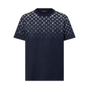 Louis Vuitton Gradient Cotton T-Shirt Navy Blue