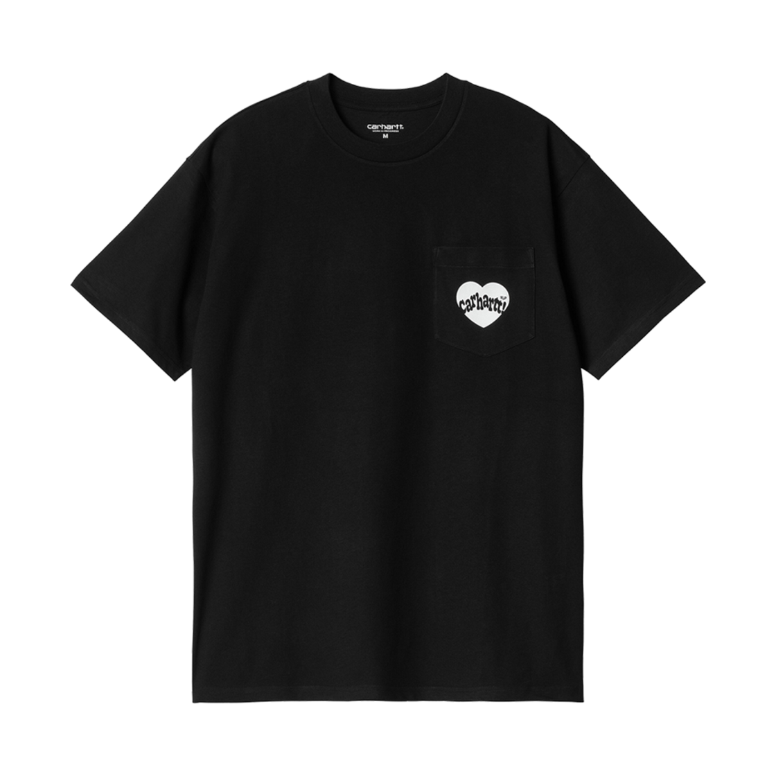 I033675-0D2-XX Carhartt WIP S/S Amour Pocket T-Shirt Black White