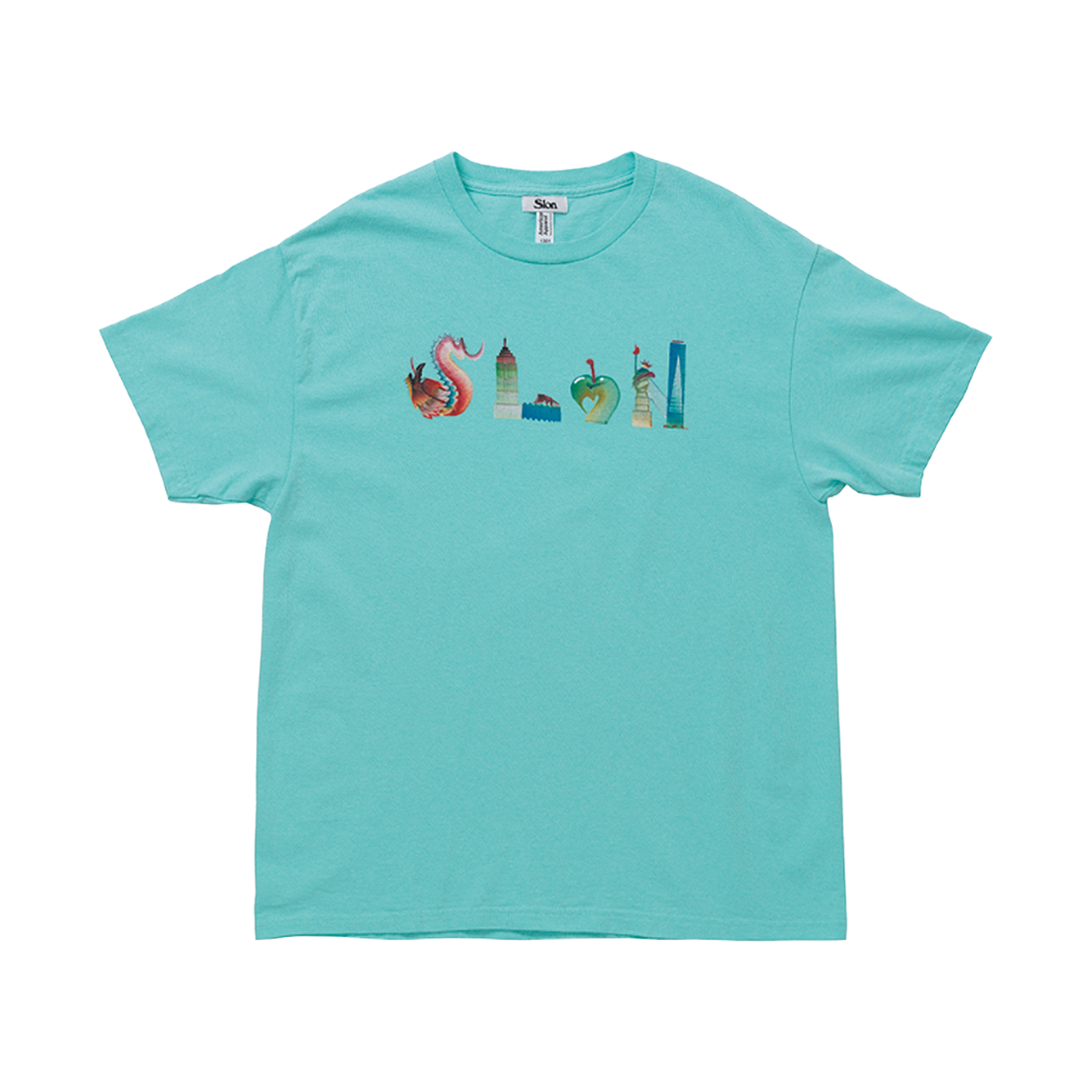 Slon Canal St Classic Tee "Jade Green" CHERRY DRIVER Slon Canal St Classic Tee Jade Green