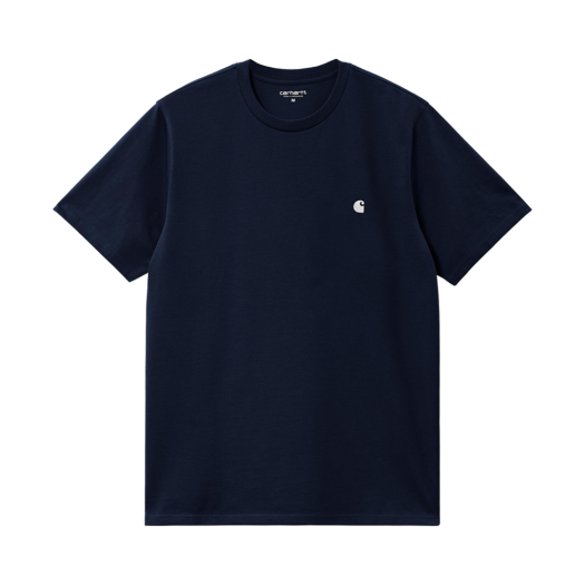 Carhartt WIP S/S Madison T-Shirt Dark Navy White