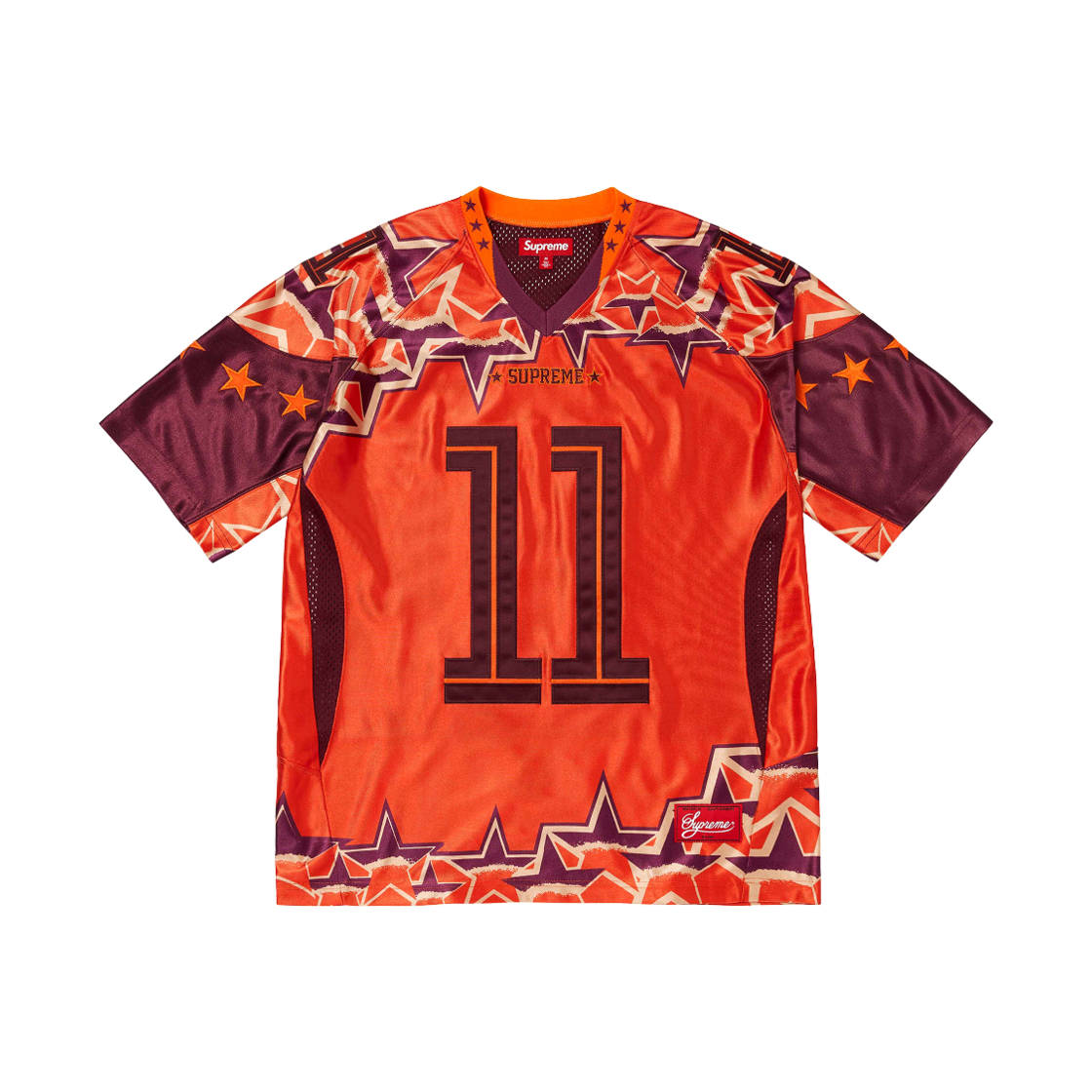 슈프림 스타 풋볼 저지 오렌지 - 25SS(Supreme Stars Football Jersey Orange - 25SS) - 2