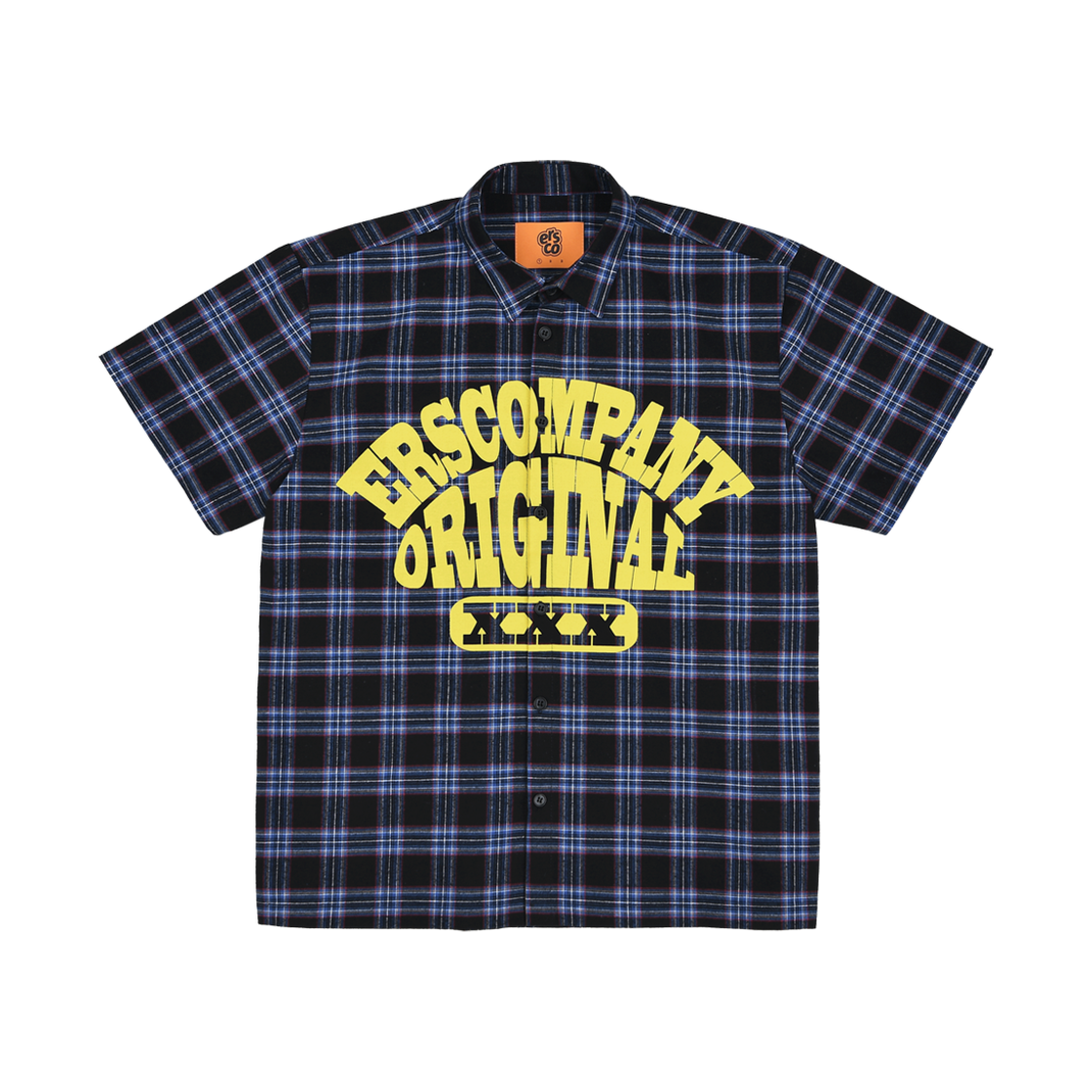 이알에스코 오리지널 플레이드 셔츠 블랙(ersco Original Plaid Shirt Black)