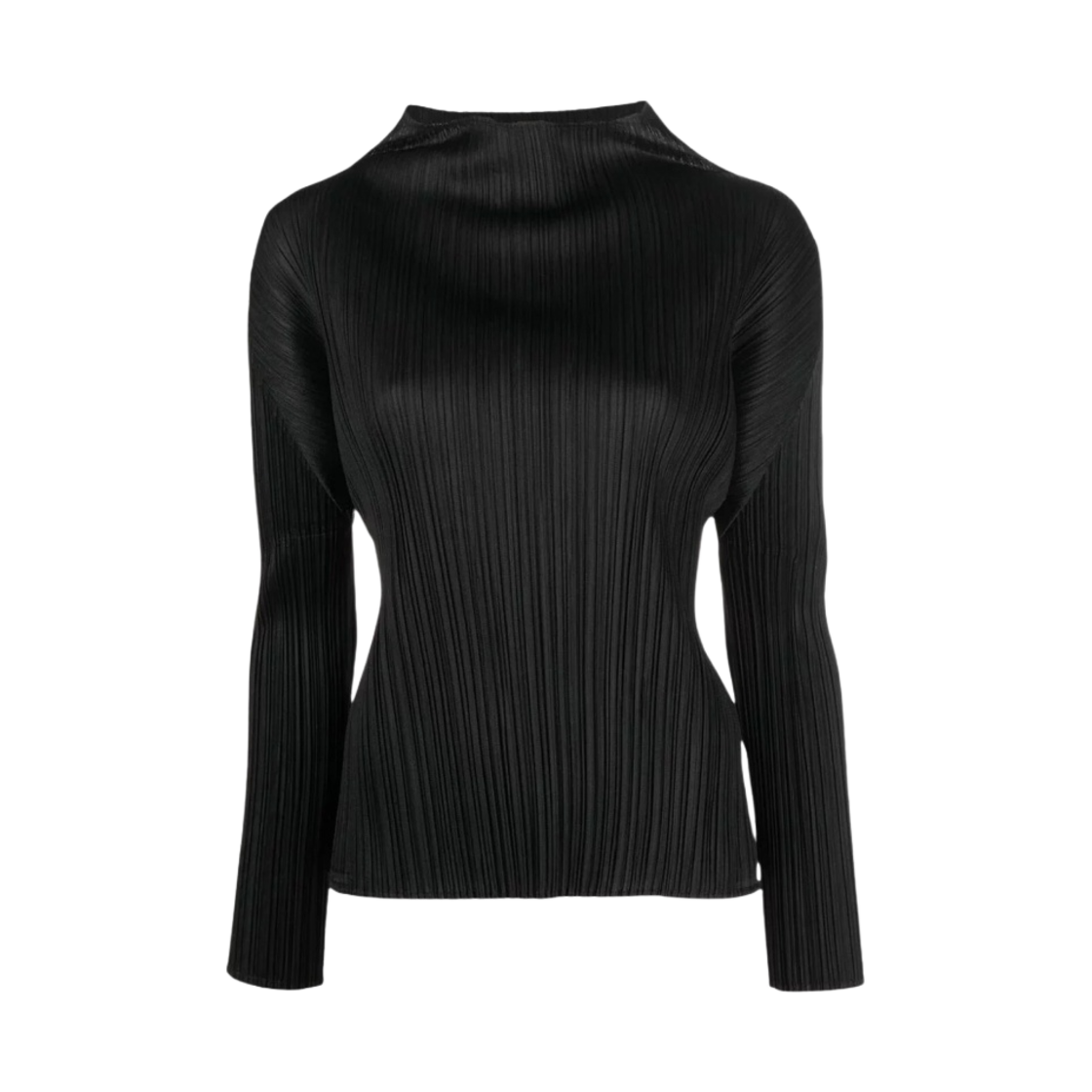 (W) 플리츠 플리즈 이세이 미야케 베이직 탑 블랙((W) Pleats Please Issey Miyake Basics Top Black)